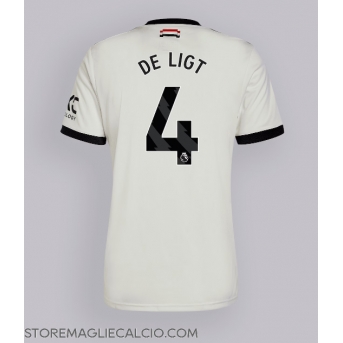 Manchester United Matthijs de Ligt #4 Maglia Gara Terza Repliche 2024-25